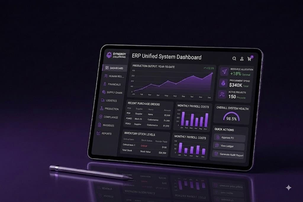 RivoMind ERP Software Development Showcase