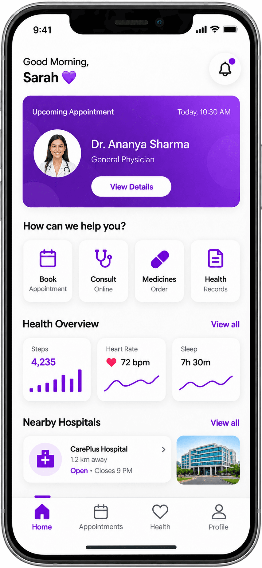 RivoMind mobile application interface